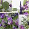 Purple Spring Wreaths for Front Door 22 Inch Summer Wreath Artificial Violet Lavender Wreath with Eucalyptus Leaf for Spring Easter Home Decorations